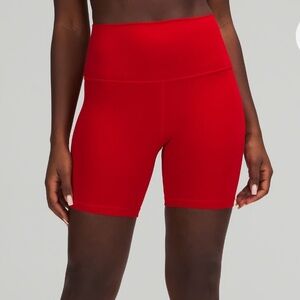 Lululemon Align HR Shorts – Dark Red | Size 6 | Hemmed to 5”♥️